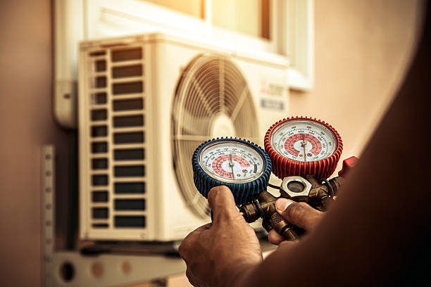 Professional Heat Pump Repair technician working in Export, PA
